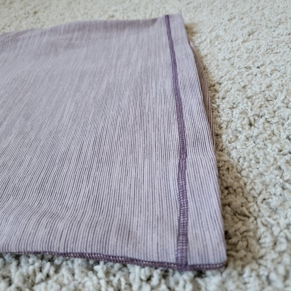 Lululemon Lilac Striped Racerback Crop Tank - Picture 4 of 8
